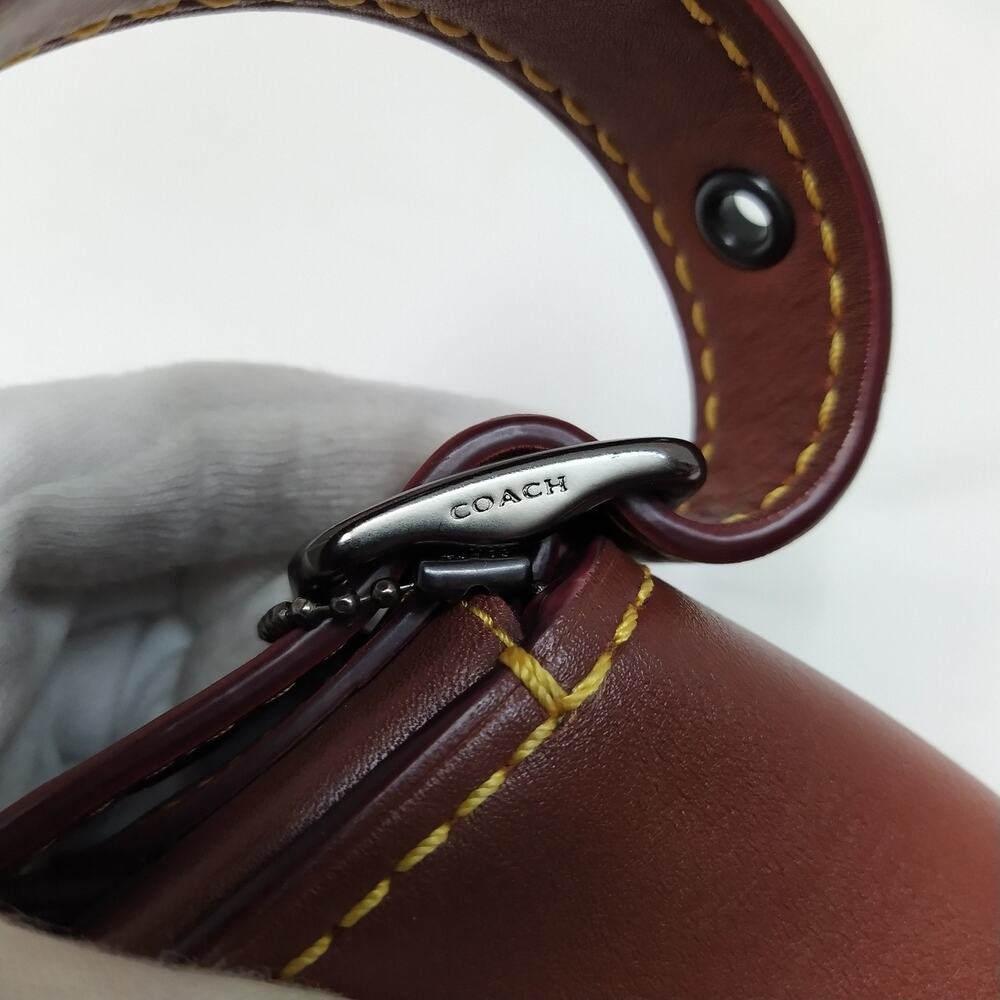 Coach 1941 Saddle 23 Brown Leather Flap Closure Crossbody Bag - Picture 14 of 16